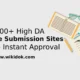 Top 400 High DA Free Article Submission Sites for 2024 – Instant Approval 80x80