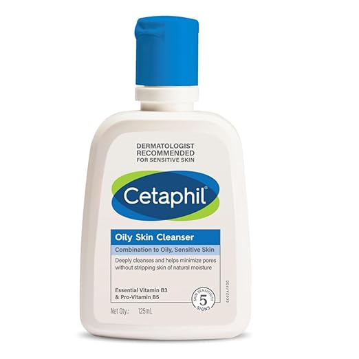 Cetaphil Oily Skin Cleanser, Daily Face Wash for Oily, Acne prone Skin