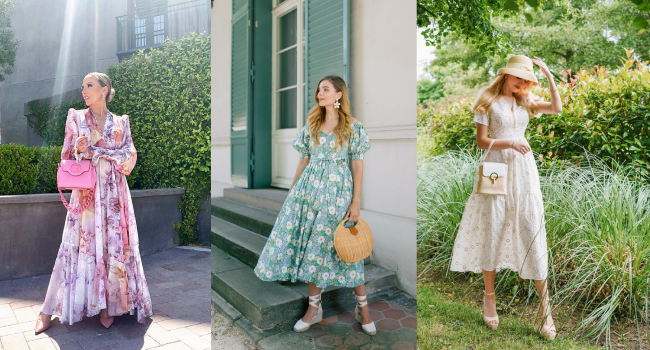 Evening Garden Glam summer look