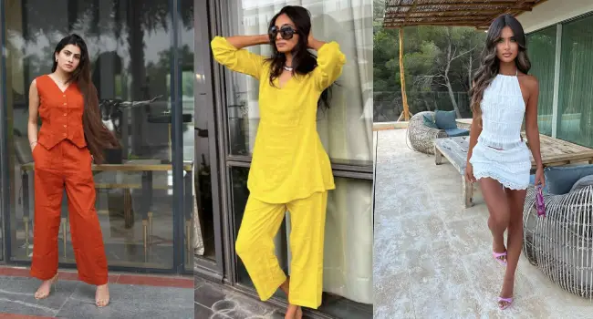 Linen Co-Ord Crush summer look