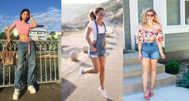 Summer Denim & Crop Combo summer look