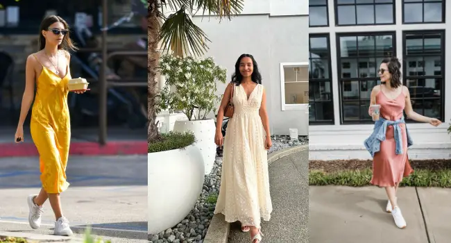 Sunshine in a Slip Dress summer look